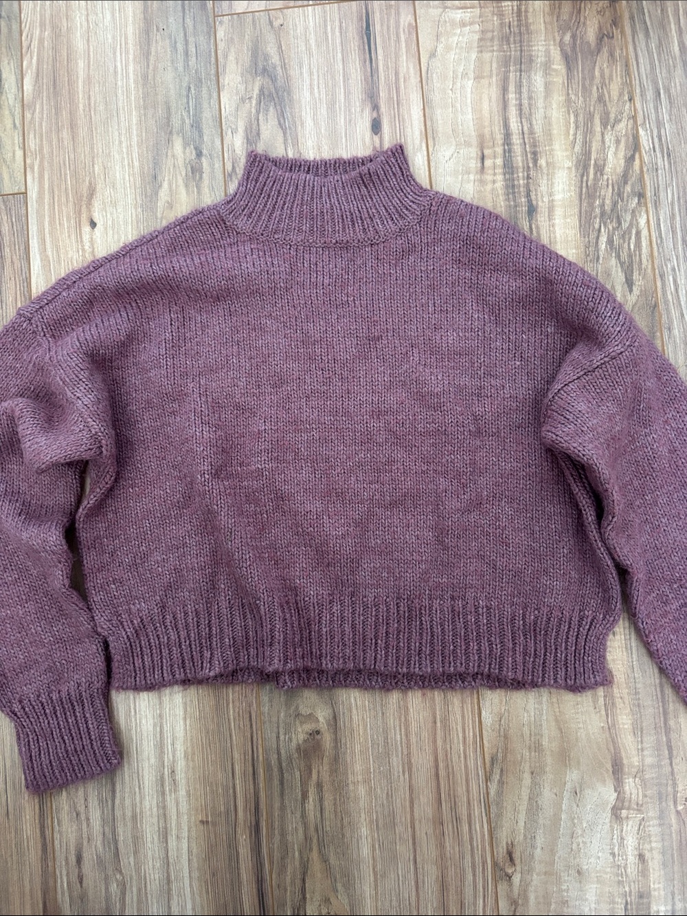 Aeropostale Purple Turtleneck Sweater